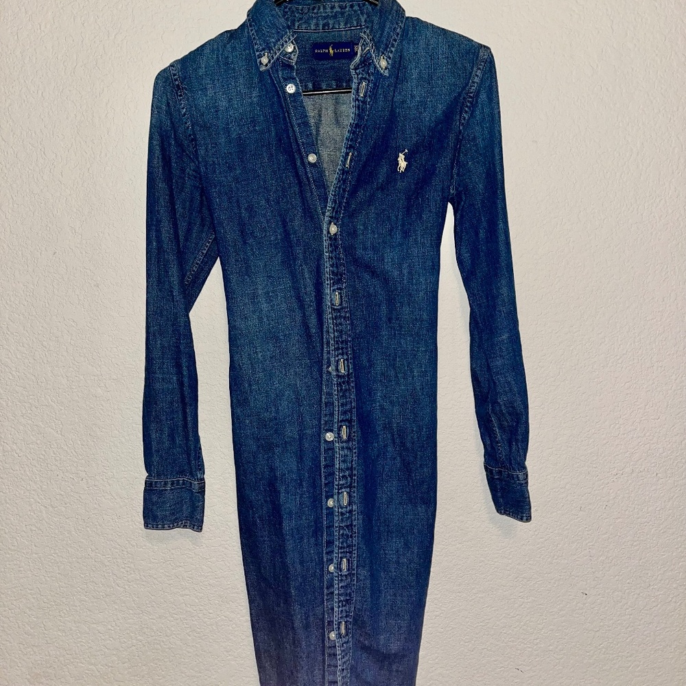 Ralph Lauren Denim Dress Rare